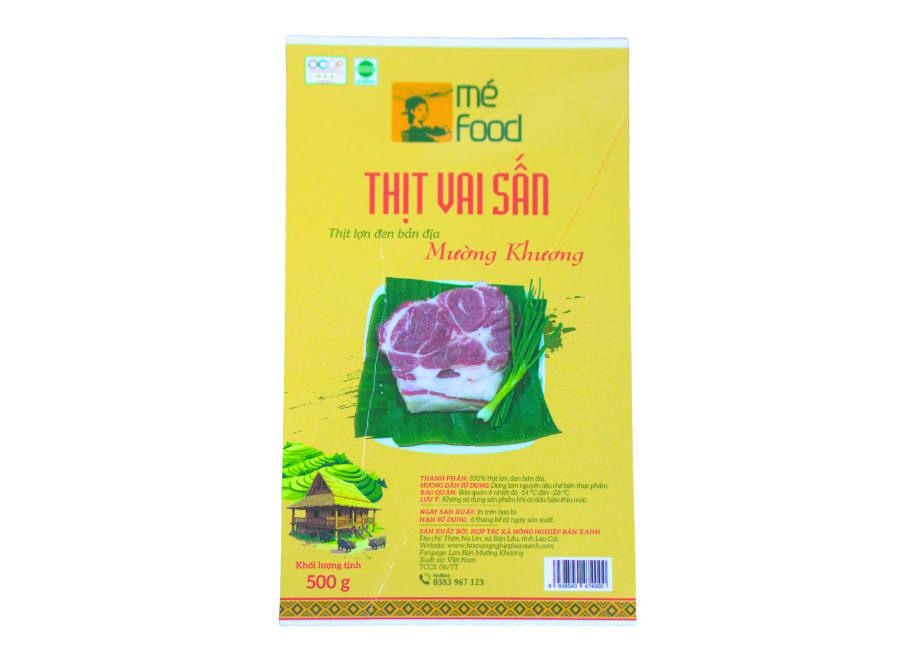 Combo 3 hộp thịt vai sấn lợn đen Mường Khương ngon đặc biệt