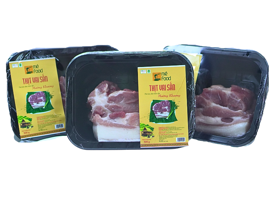 Combo 3 hộp thịt vai sấn lợn đen Mường Khương ngon đặc biệt