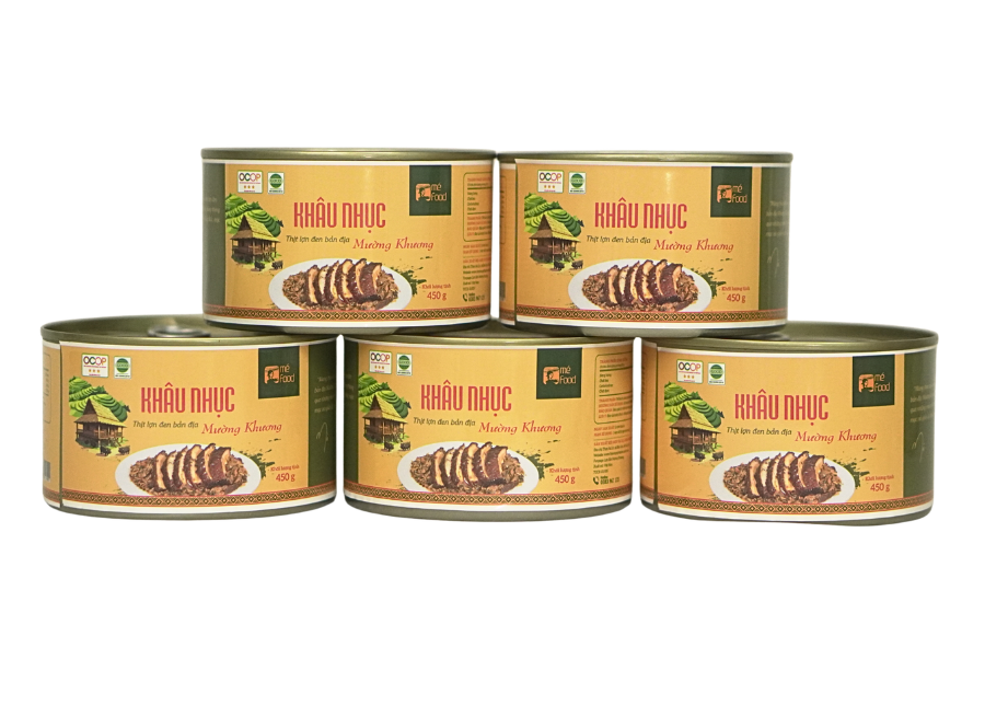 Combo 5 hộp Khâu Nhục Thịt Lợn Đen Bản Địa Mường Khương Tuyệt Hảo Hương Vị Độc Đáo